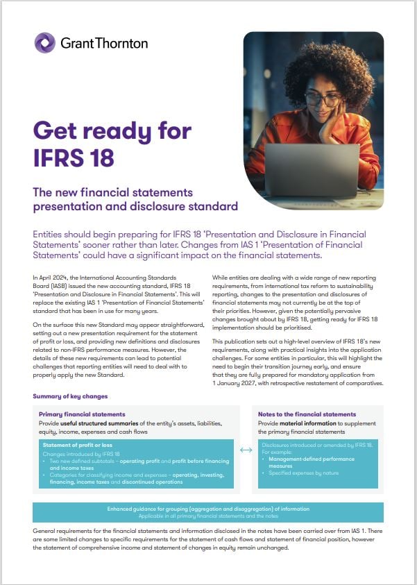 Download Get ready for IFRS 18